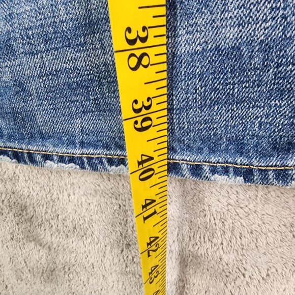 Mens American Eagle Outfitters Slim Straight Blue Denim Jeans Size 31X32 - Picture 10 of 11